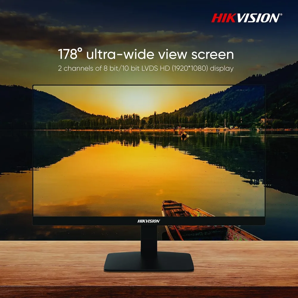 Hikvision LED Monitor 22" 4K UHD with HDMI | DP (DS-D5022QE-F) view 5